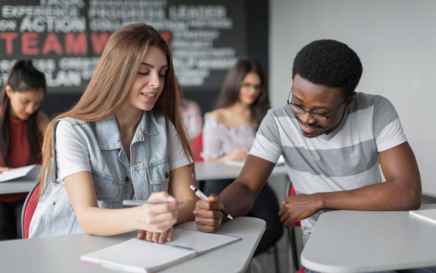 Modern office workspace showing collaborative development environment
